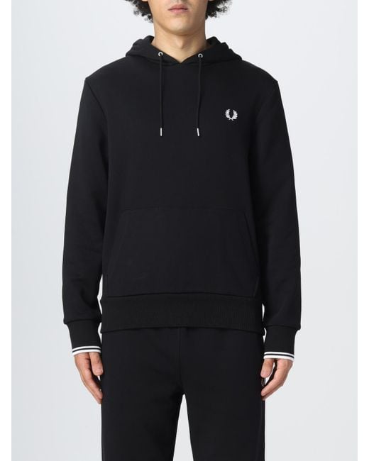 Sudadera Hombre Fred Perry de hombre de color Blue