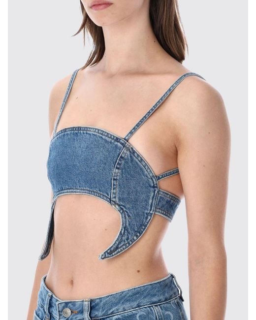 MARINE SERRE Blue Top