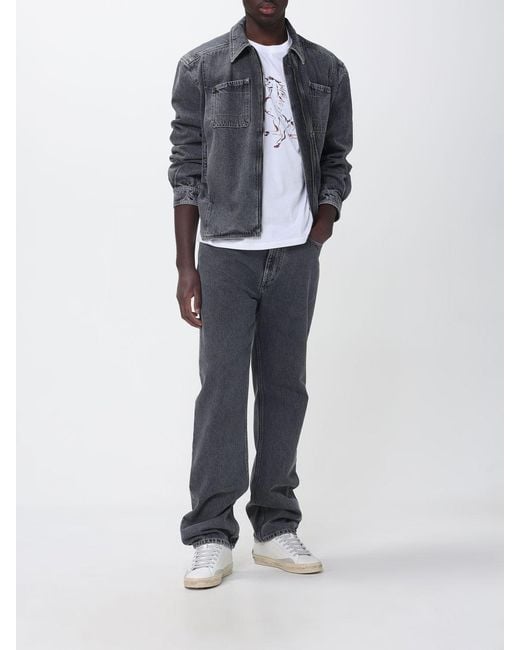 Ferrari Gray Denim Jacket for men