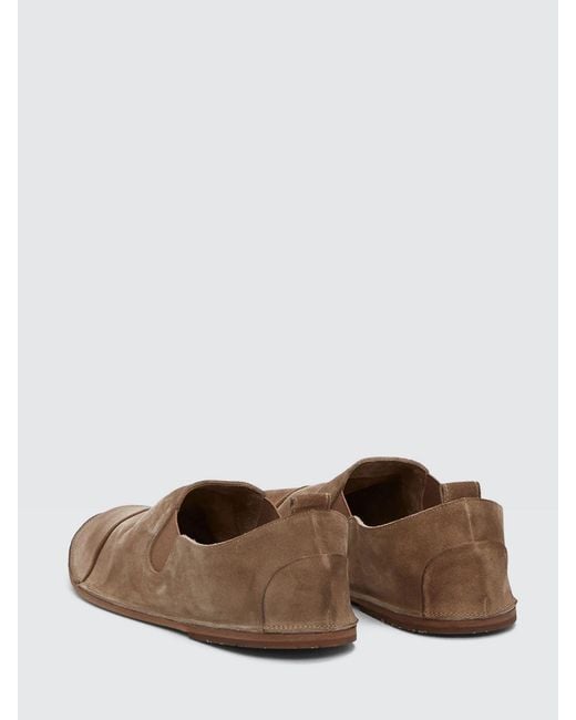 Marsèll Brown Strasacco Suede Loafers for men