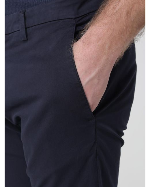 Briglia 1949 Blue Stretch Cotton Chino Trousers for men