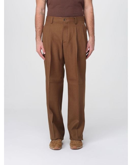 Laneus Brown Pants for men