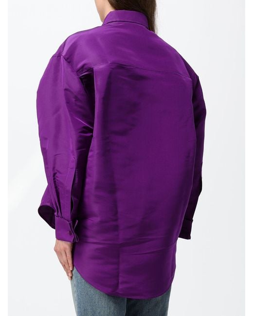Balenciaga Purple Shirt