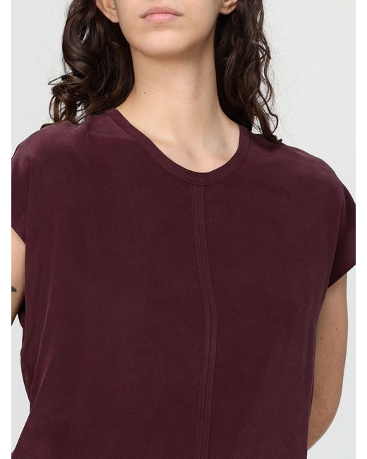 Pinko Purple Crêpe Blouse