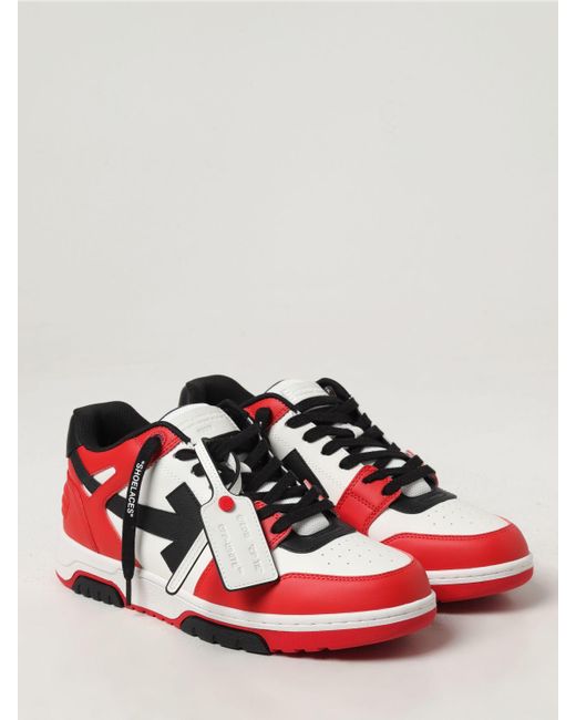 Off-White c/o Virgil Abloh Red Sneakers for men