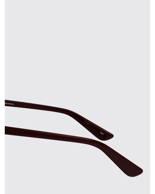 McQueen White Butterfly Cat-Eye Sunglasses