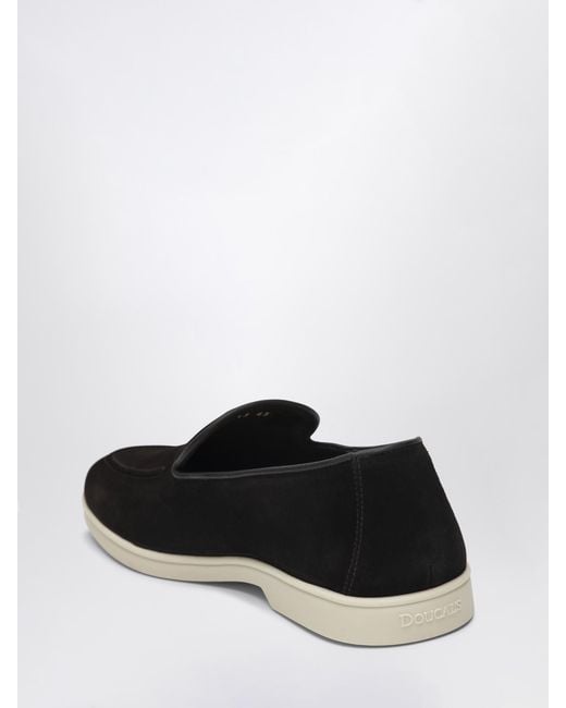 Doucal's White Suede Loafers for men