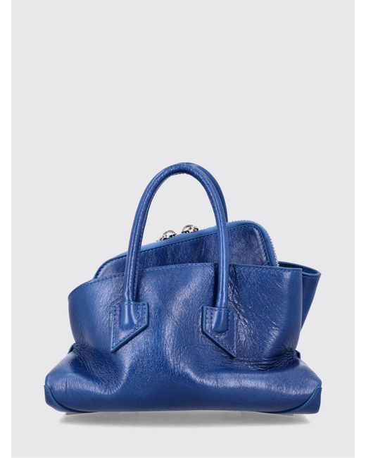 The Attico Blue La Passeggiata Leather Bag