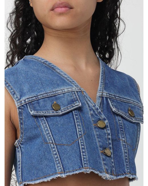 Philosophy Di Lorenzo Serafini Blue Weste Damen