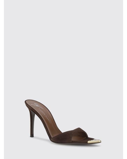 Giuseppe Zanotti Brown Heeled Sandal