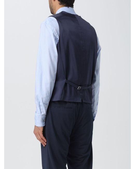 Boss Blue Suit Vest for men