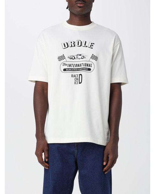 Drole de Monsieur White T-Shirt for men