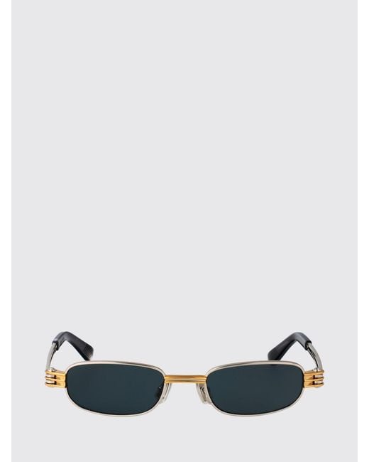 Bottega Veneta White Bv1381S Metal Sunglasses for men