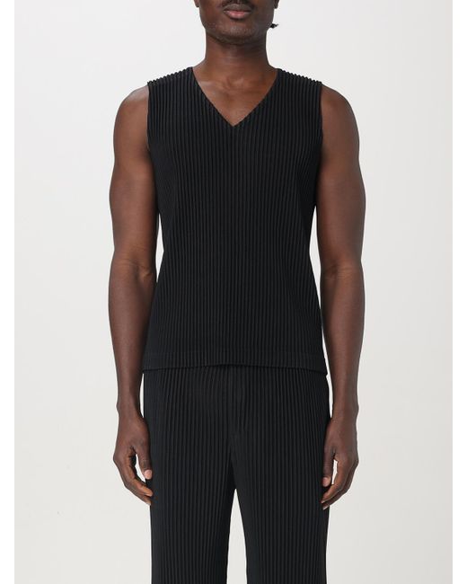 Homme Plissé Issey Miyake Black Sweater for men