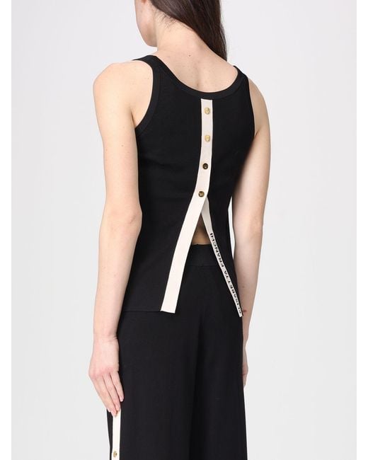 Elisabetta Franchi Black Knit Top