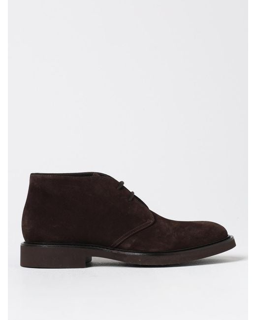 Doucal's Blue Chukka Boots for men