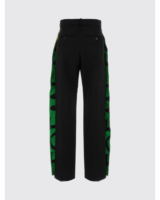 Loewe Black Wool Blend Palazzo Trousers