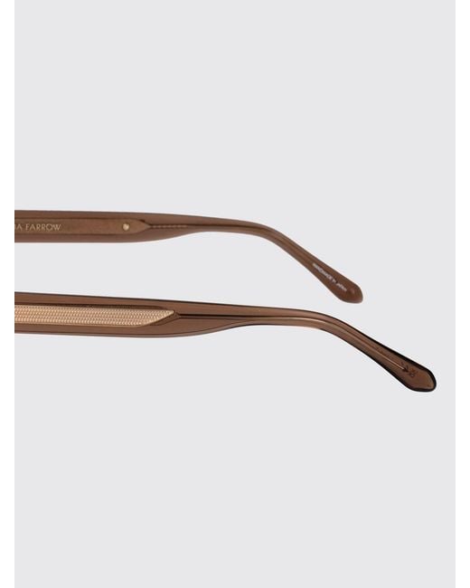 Linda Farrow White Sheri Sunglasses