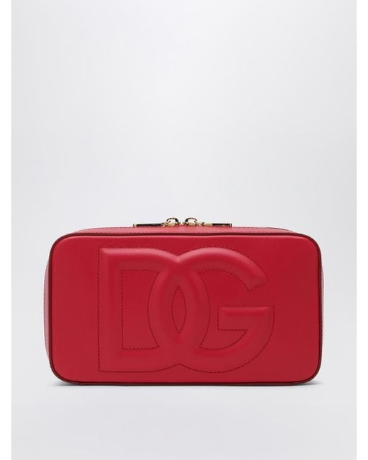 Dolce & Gabbana Red Schultertasche Damen