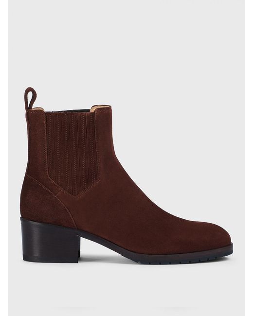 Doucal's Brown Suede Ankle Boots