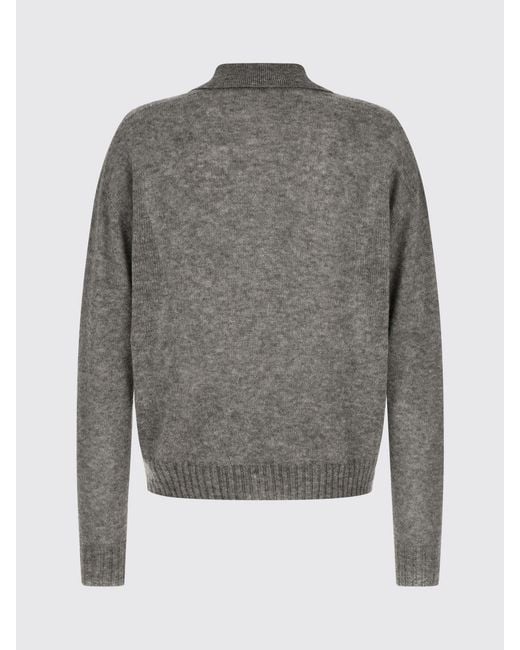 Tom Ford Gray Long-Sleeved Polo for men
