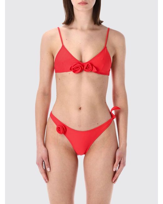 Coperni Red Polyamide Bikini Top