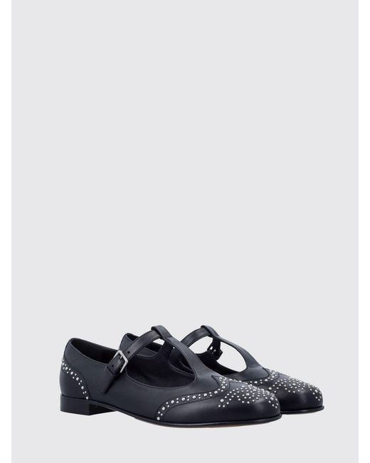 Church's White Opal Ballerinas