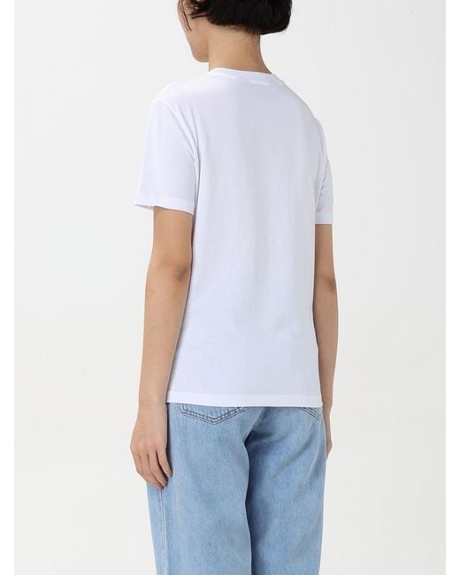 Just Cavalli White Logo Graphic Tee