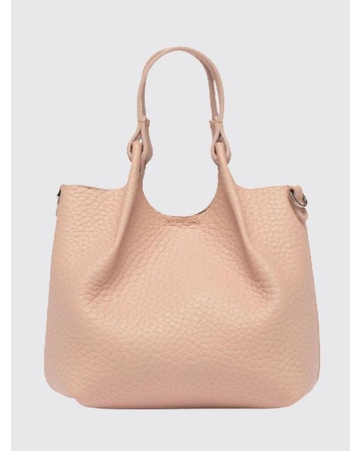 Gianni Chiarini Natural Dua Hammered Leather Bag