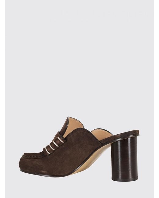 J.W. Anderson Brown Suede Mules