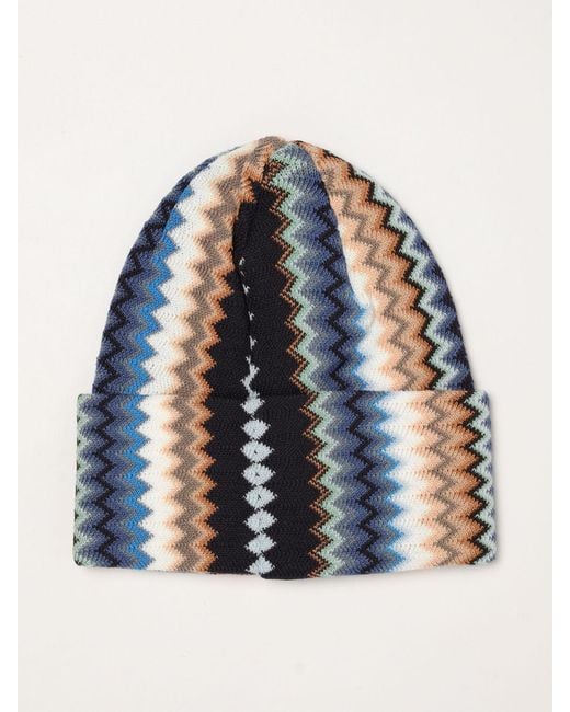 Cappello Beanie di Missoni in Blue da Uomo