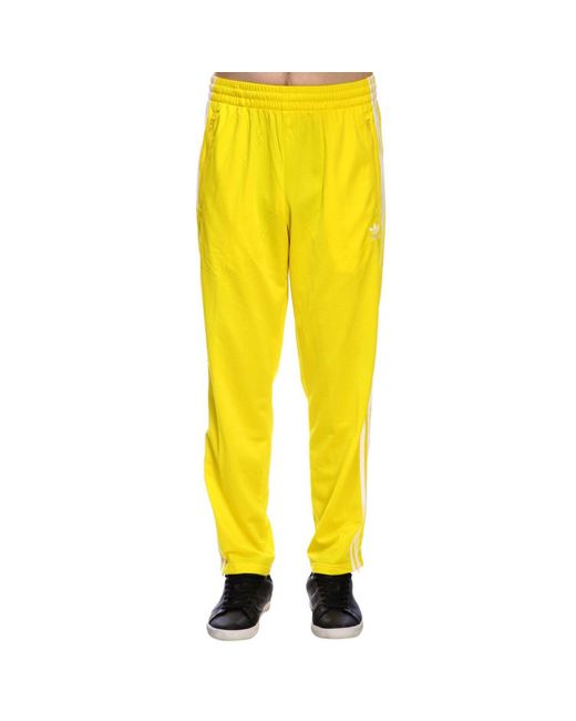 Adidas Originals Yellow Men's Pants for men