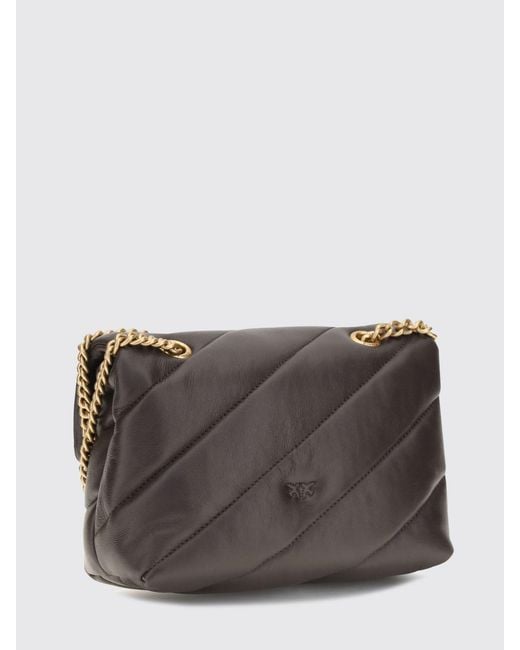 Pinko Gray Shoulder Bag