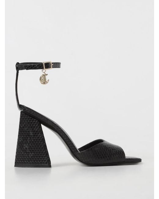 Just Cavalli Black Heeled Sandals