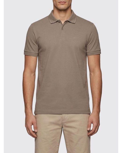 Boss Multicolor Cotton Polo Shirt for men