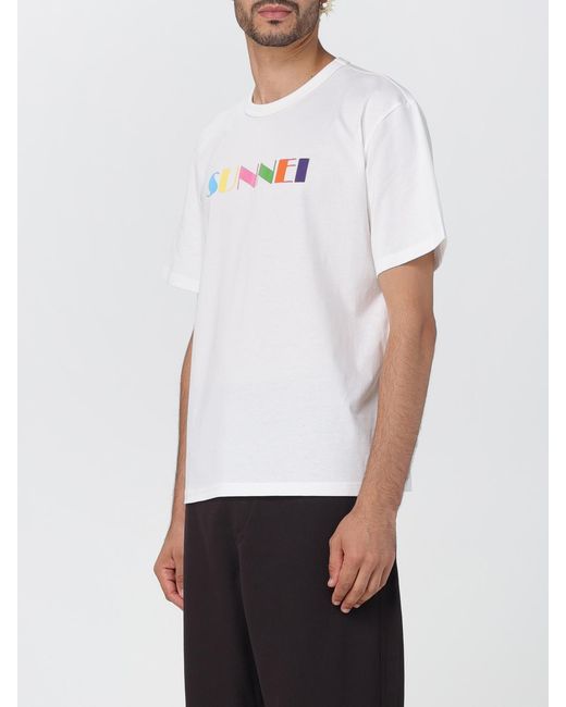 Sunnei White T-shirt for men
