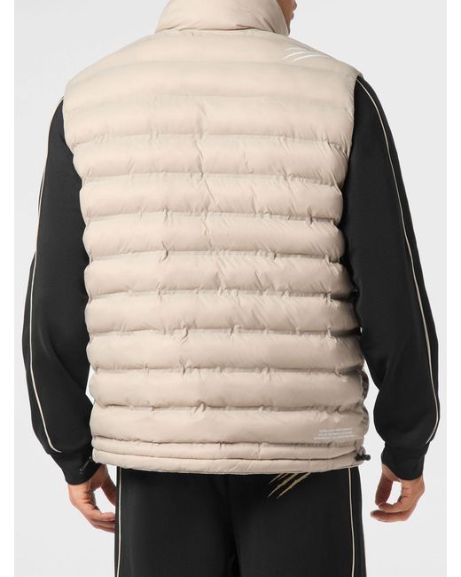Philipp Plein Natural Padded Quilted Nylon Vest for men
