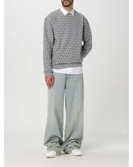 Sweatshirt Valentino pour homme en coloris Gray