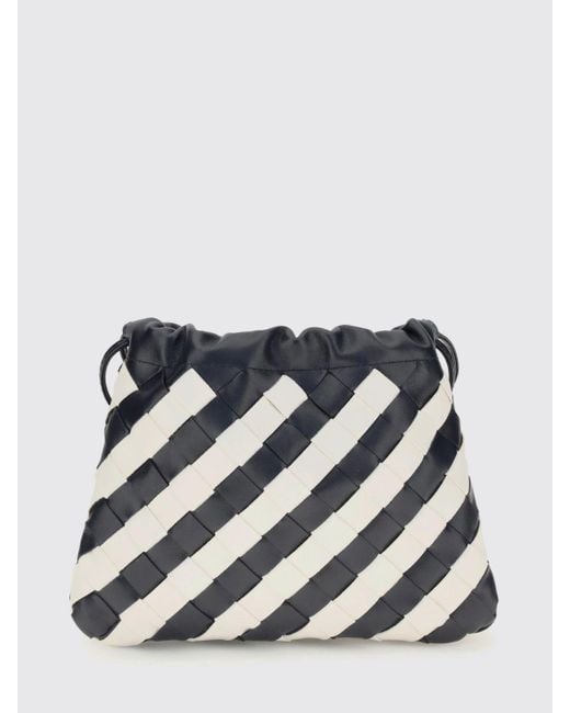 Bottega Veneta White Clutch