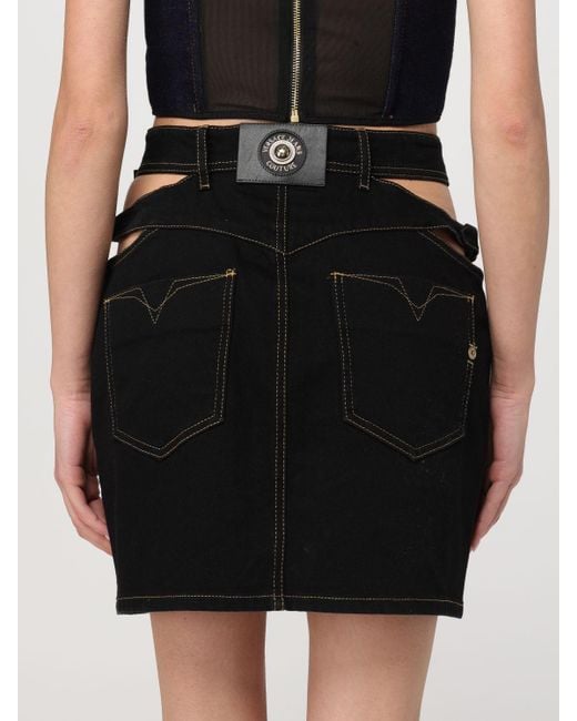 Versace Black Skirt