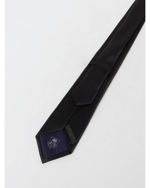 Corbata Corneliani de hombre de color Black
