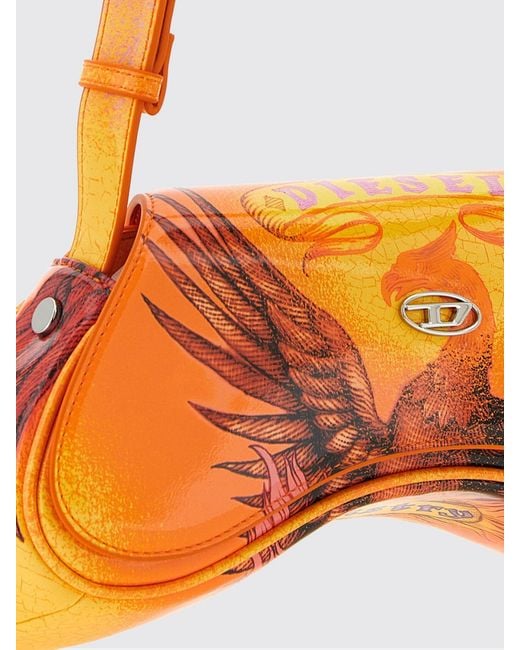 DIESEL Orange Crossbody Bag