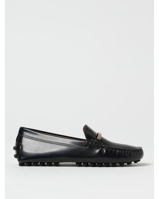Tod's Black Mokassins Damen