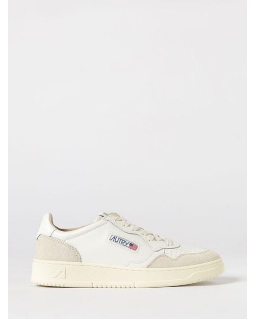 Autry Natural Medalist Low Leather Sneakers for men