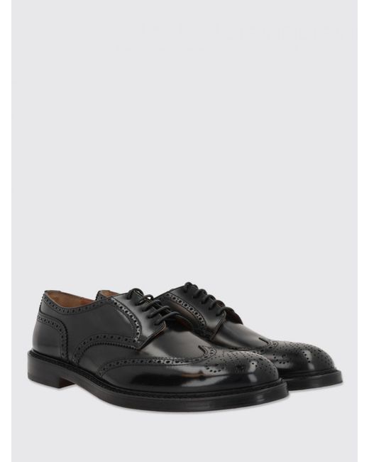 Doucal's Derby Schuhe Aus Leder Mit Brogue-Muster in Black für Herren