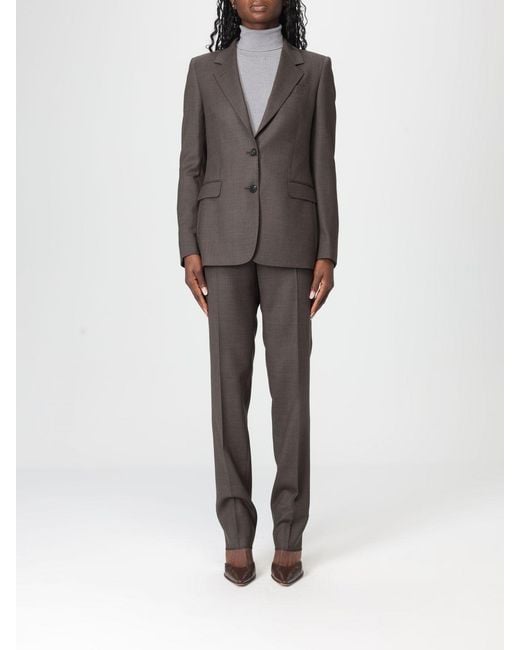 Tagliatore Gray Virgin Wool Suit