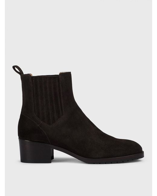 Doucal's Black Suede Ankle Boots