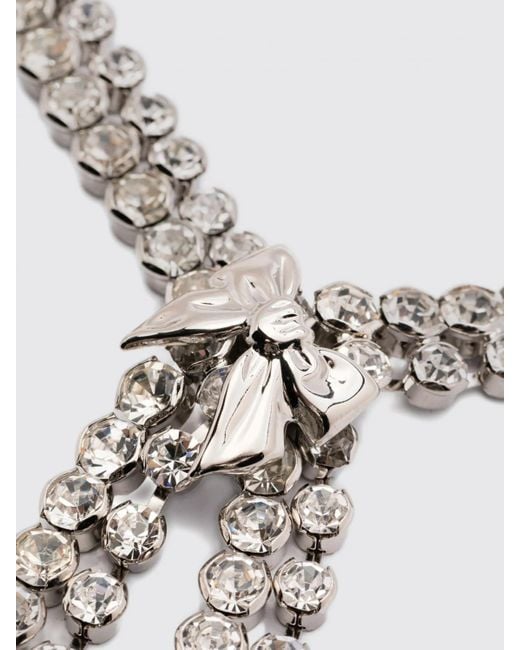 Alessandra Rich White Jewel