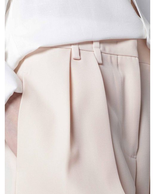Jil Sander Pink Wool Pants