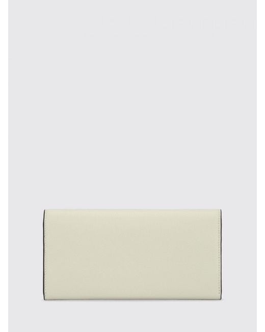 Totême  Natural T-Lock Grained Leather Wallet